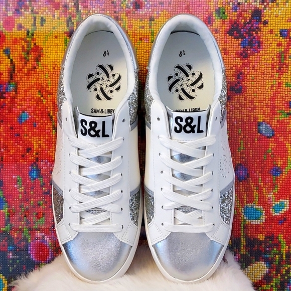 Women's Sam and Libby Alina Glitter Sneaker - Picture 5 of 10